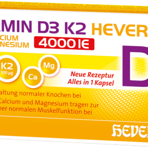 Hevert Vitamin D3 K2 plus Calcium & Magnesium 4.000 IE