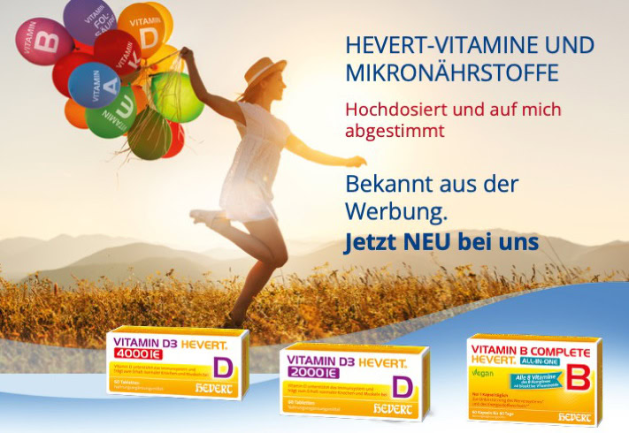 Hevert - bekannt aus der Werbung - jetzt NEU bei uns!